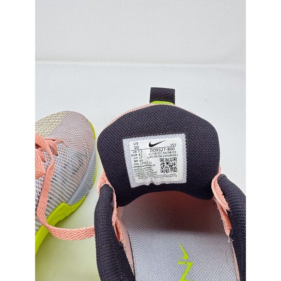 Nike Metcon 8 Womens Shoes Arctic Orange Volt Athletic Sneakers DO9327-800 US 10 - Picture 8 of 8